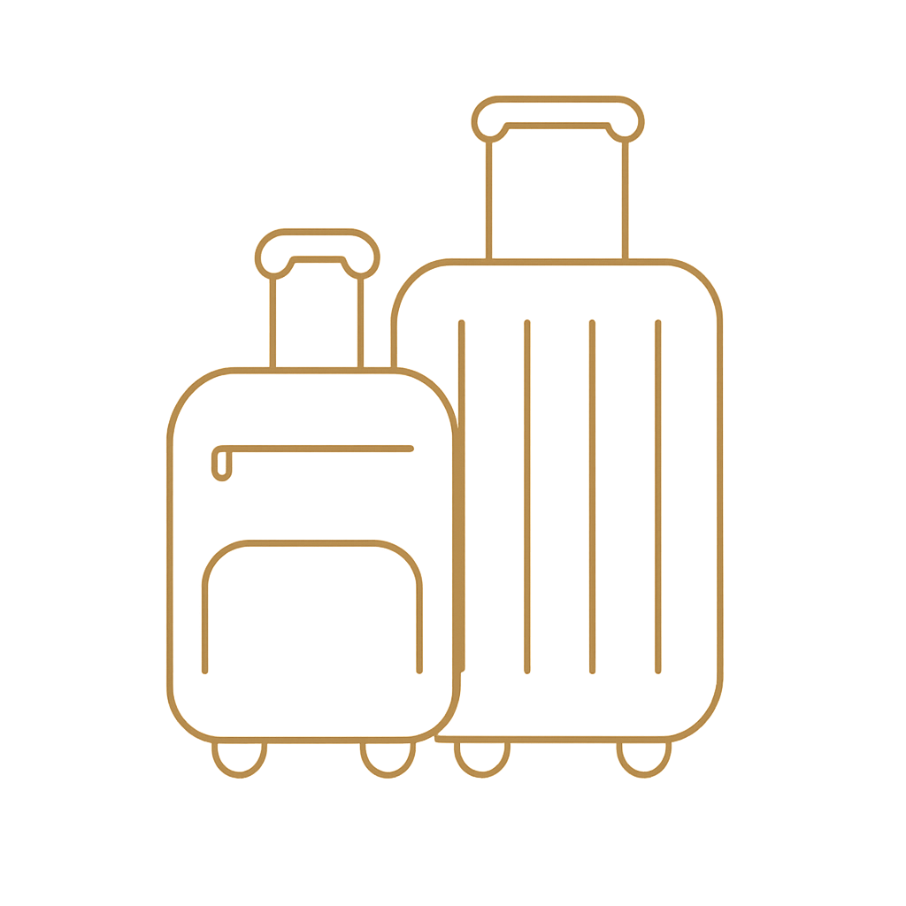 Suitcases outline